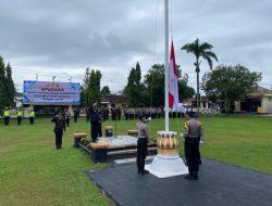 Upacara HKN Tahun 2026, Kapoles Way Kanan Berikan Penganugerahan Tanda Kehormatan Personel* 