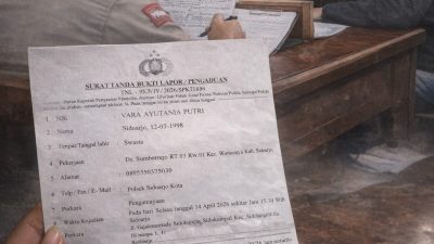 Diduga Alami Kekerasan dari Kerabat, Perempuan Sidoarjo Lapor Polisi