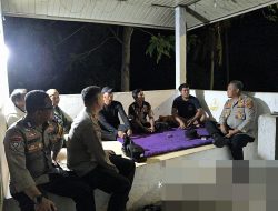 Kapolres Way Kanan Sambangi Warga Kampung Sriwijaya di Pos Ronda* 