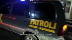 Personel Polsek Katibung Lakukan Giat Patroli Secara Rutin, Guna Menekan Angka Kriminalitas di Wilayah Katibung dan Waysulan
