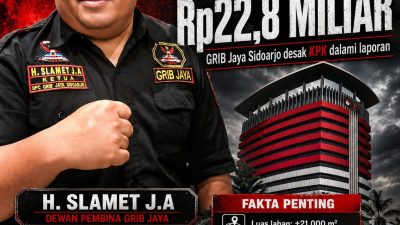 Dugaan Mark-Up Pengadaan Lahan SMKN 1 Prambon Mengemuka, GRIB Jaya Minta KPK Usut Tuntas