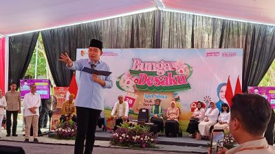 ” Bunga Desaku ” Siswa SMP Negeri 1 Sukorambi Ikut Apel Siswa di Kecamatan Sukorambi